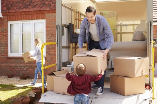 Planning home moves in Woodgreen with organized packing boxes