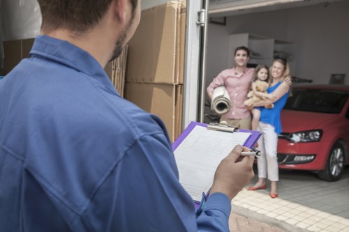 Mover handling fragile goods with extra care