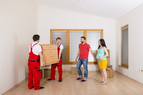 About Us page concept for Man And Van Woodgreen showing dependable local moving support