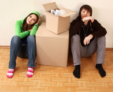 Removal van in Woodgreen used for office and business moving