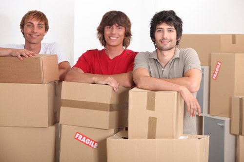 Packing and loading items into a removal truck in Woodgreen