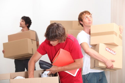 Moving day preparation for a home relocation in Woodgreen