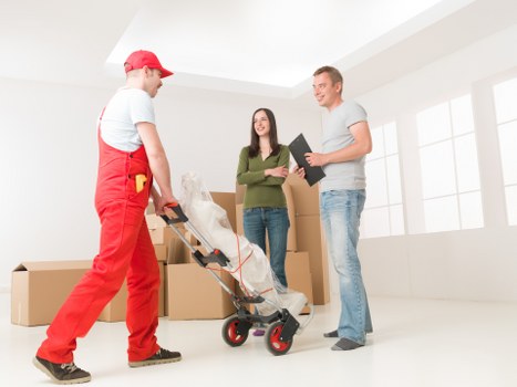 Careful loading and unloading support for a flat move in Wood Green