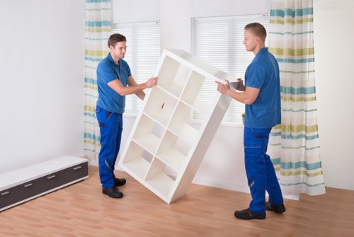 Careful packing materials used for a flat move in Woodgreen